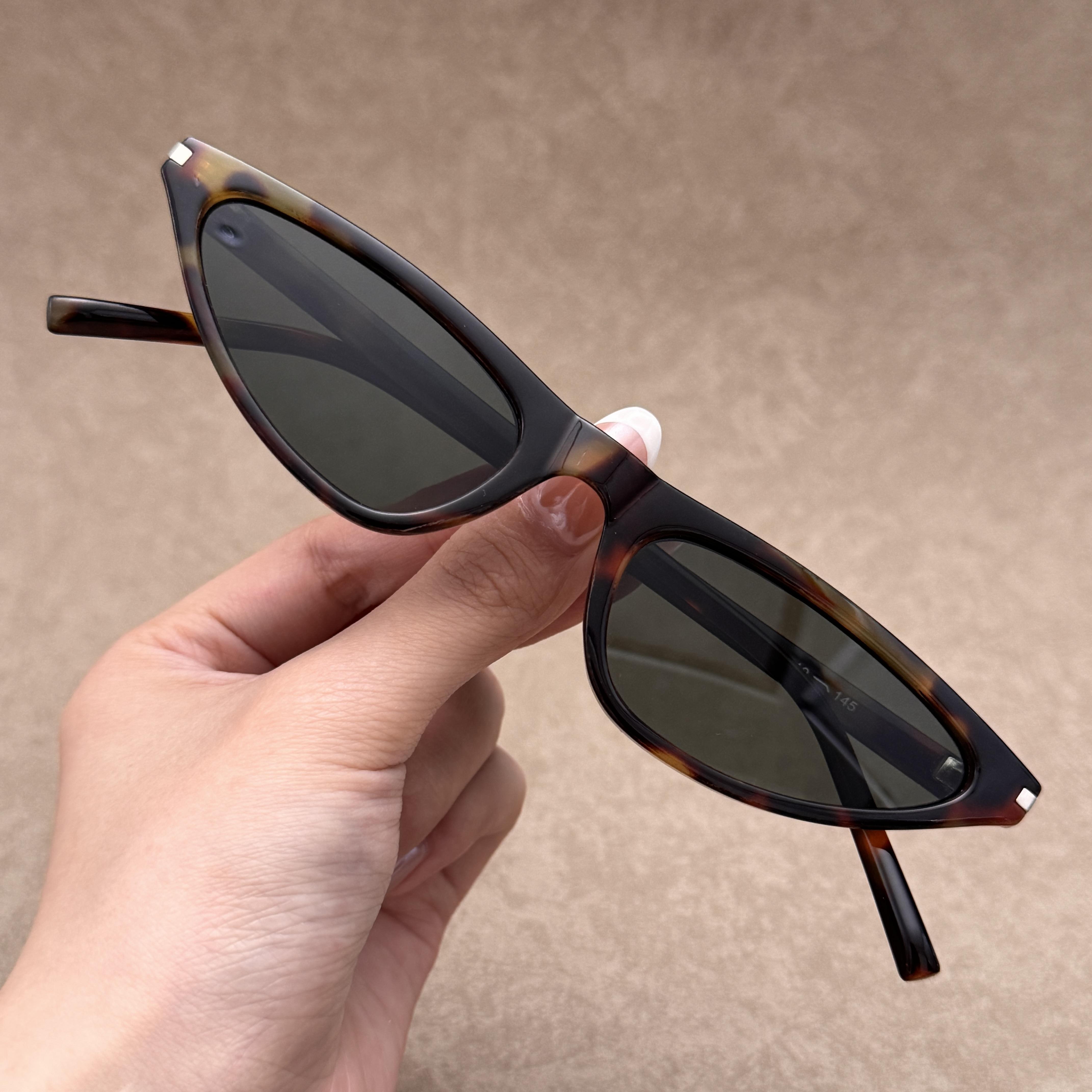 Women's Stylish Geometric Cat Eye Sunglasses - Lightweight Burgundy Frame, Dark Lenses, Sleek Modern Eyewear for Casual Outfits