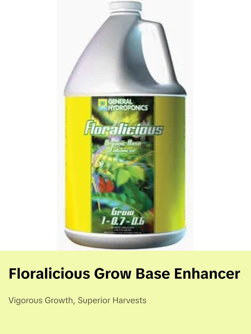 General Hydroponics Floralicious Grow Base Enhancer, 1 Gallon