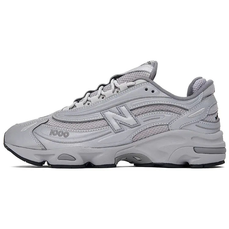 New Balance 1000 Silver Reflective Comfort Low Top Commuter Running Shoes Men's M1000TE
