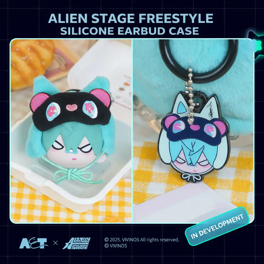 NEW Alien Stage Freedom Series PVC Earbud (Headphone) & Coin Pouch - Cute Iconic Toy with Charm and Practicality, Design for True Fans, Ideal for Daily Carry & Gifting, No