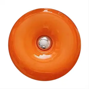 Orange Donut Lamp, Mid Century Modern Lamp, Bedside Lamp, Novel Art Deco Lamp, Beautiful Table and Wall Decoration Lamp