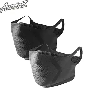 2PCS Breathable Windproof Half Face Mask Neck Gaiter with Ear Loops – UV Sun Protection Dustproof Face Cover for Cycling, Running, Hiking, Motorcycle Riding, Outdoor Sports (Unisex)