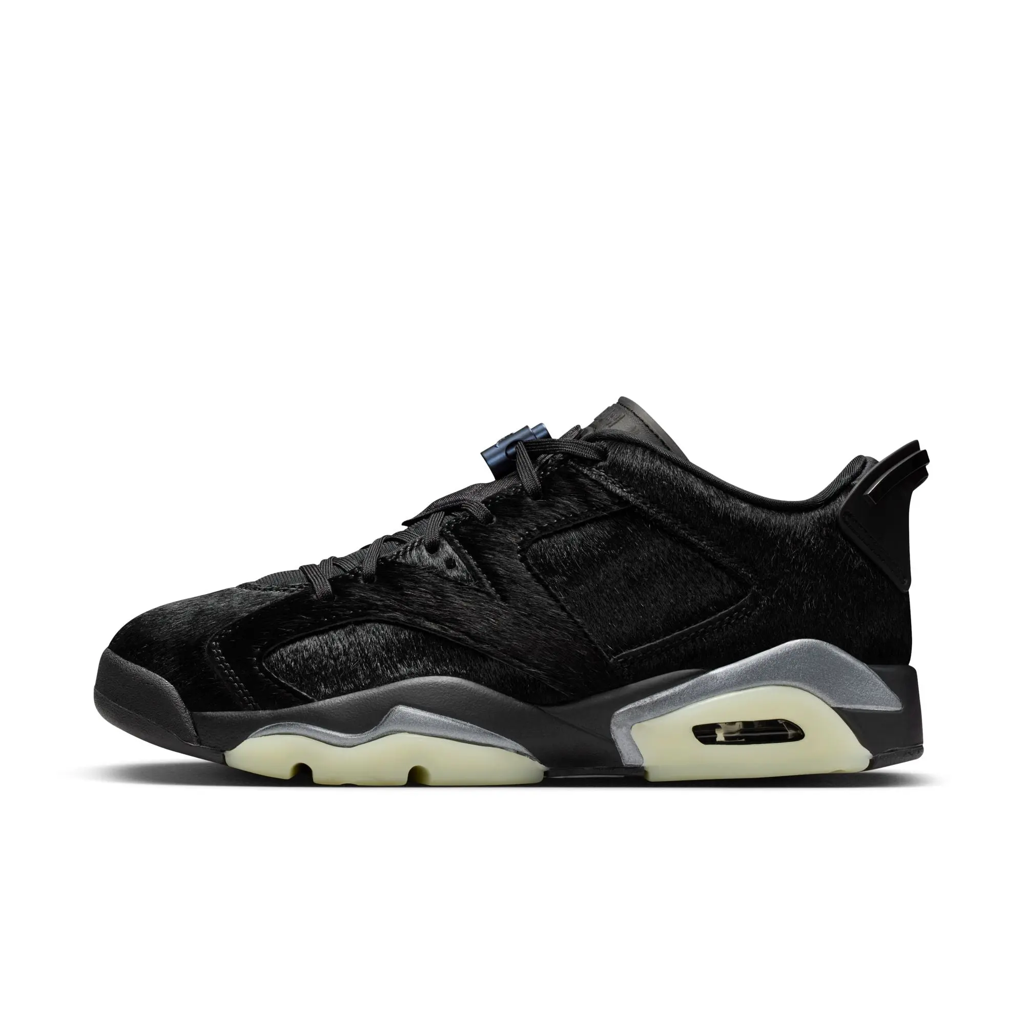 Air Jordan 6 Retro Low "Blackout" - Women's, Casual Athletic Footwear, Shoe, Walking Shoes, Sneaker