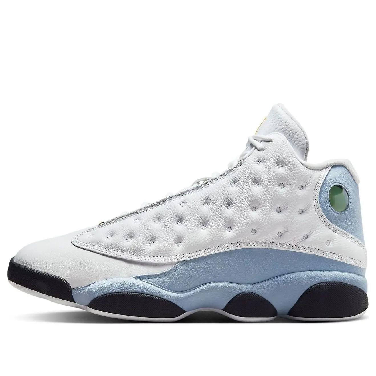 Air Jordan 13 Retro Blue Grey Men's High-Top Sneaker with Dimpled Leather, Fashionable Casual Basketball Shoe, Fashionable Sports Shoes