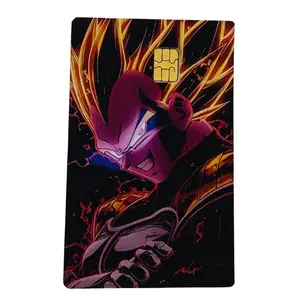 SSJ Prince Vinyl Credit Card Sticker - Glowing