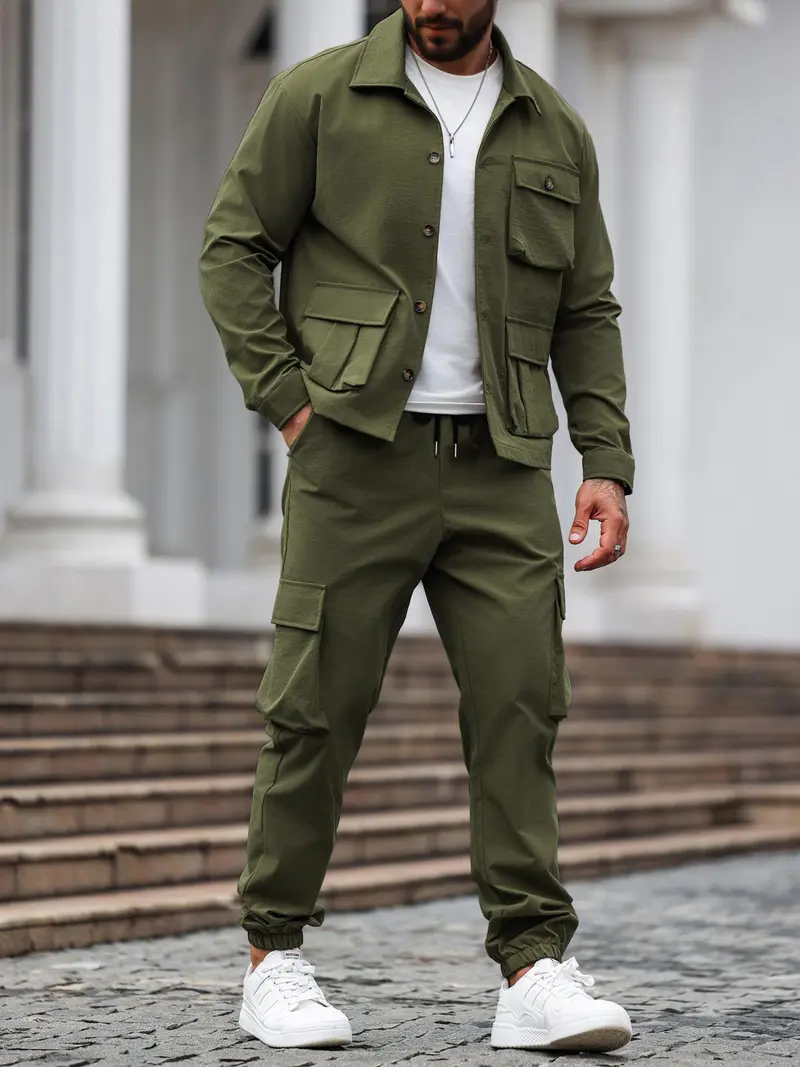 men green pants outfits - TikTok Shop
