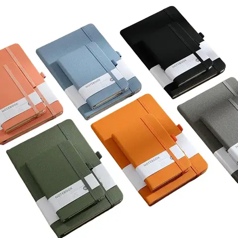 A5.A6.Hardcover notebook Line Ruled,200 pages | 80 gsm, Ink-proof, A5 large / 5.8" × 8.3"/ 14 × 21cm Leather