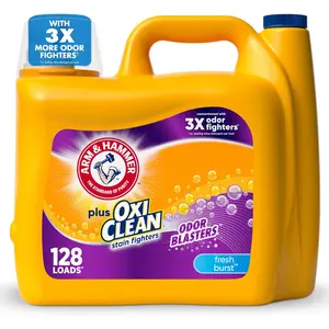 , 128 Loads Liquid Laundry Detergent, 166.5 Fl oz