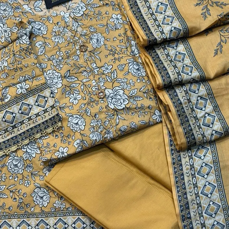 Zubeda Summer Lawn Three Piece