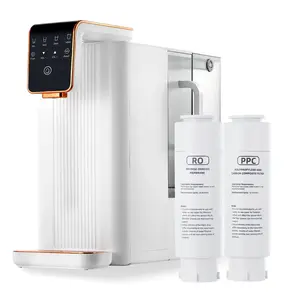 [FLASH SALE] Garvee Countertop Reverse Osmosis Water Filter 5-Stage RO Filtration System Portable Pitcher Kitchen 17x7.2x14.8 Inch White