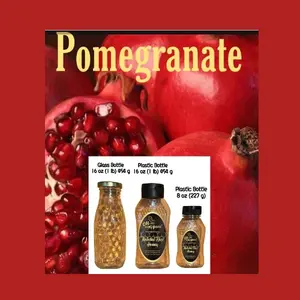 Pomegranate – Flavor Infused Honey, 100% Natural, Raw & Unfiltered (Pomegranate)
