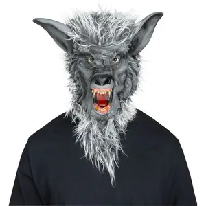 Grey Werewolf Mask - Unique Design for Unique Occasions, Lightweight and Portable