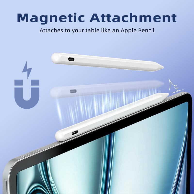Compatible with iPad stylus pens, specifically designed for iPad. Supports fast charging and anti-slip tilt sensing. Compatible with Apple iPad A16 11 and 10 generation devices. Capacitive stylus pen.TikTokShopHolidayHaul