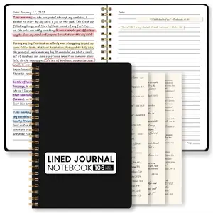 A5 Lined Notebook + Bible Verse Stickers Set, Christian Prayer Journal, Spiritual Study Log Book, Instagram Style Planner