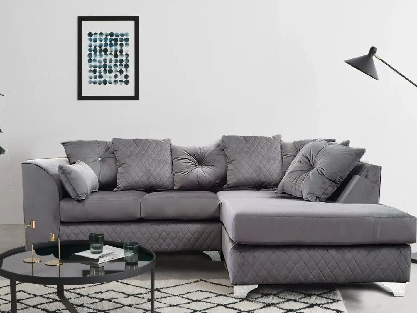 victoria corner sofa plush