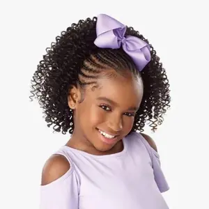 Sensationnel Lulu Mini 2X Bubble Curl 10″ Crochet Hair