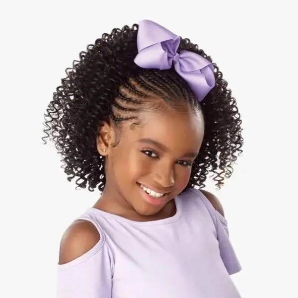 Sensationnel Lulu Mini 2X Bubble Curl 10″ Crochet Hair