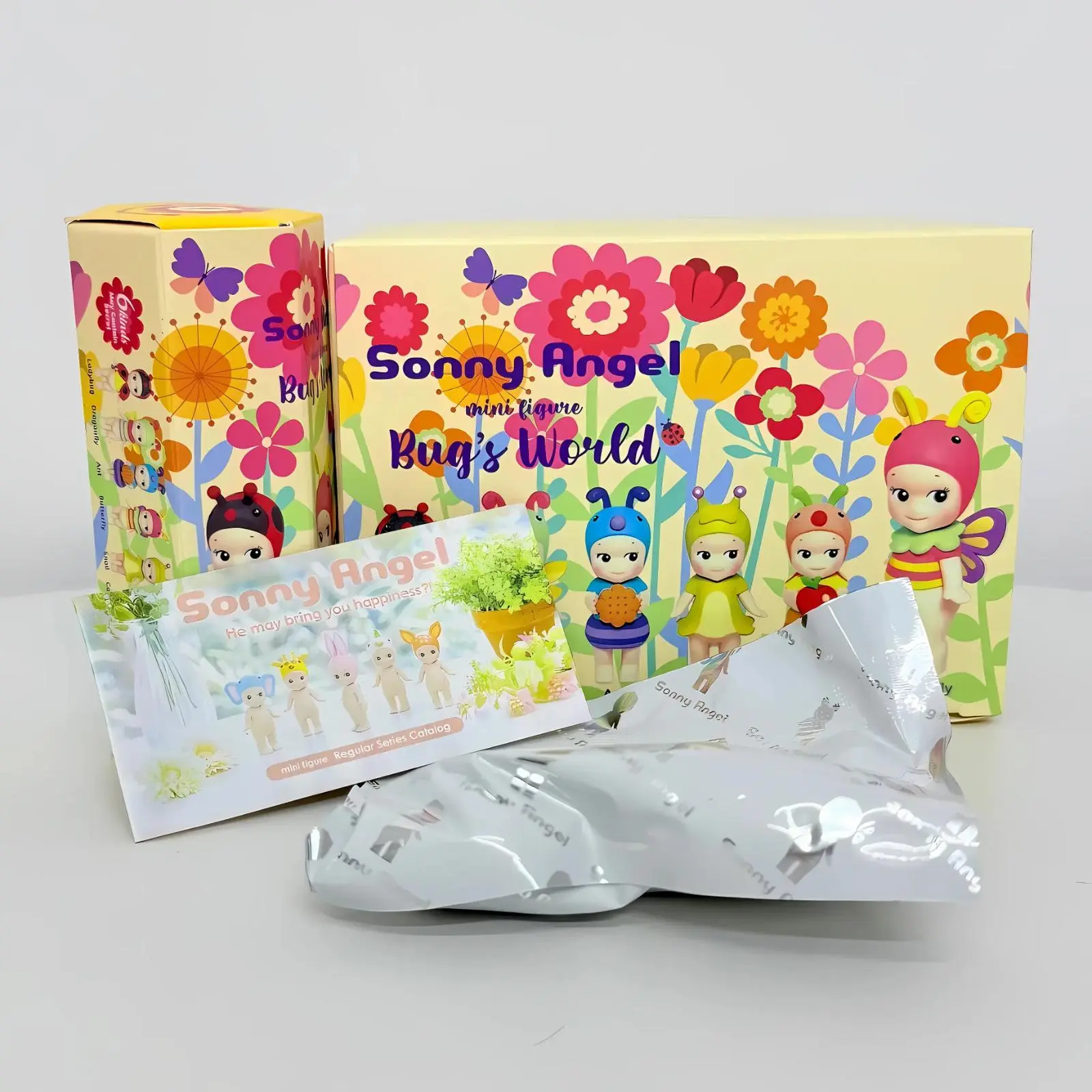Bugs World and Hanami Blosom Sweet Surprise Mini Figurine Pack | Charming Tiny Tot Collectible | Perfect Aesthetic Desk Accessory