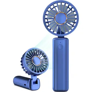 Portable Mini Fan, Handheld Fan, Small Desk Fan 180? Adjustable, 3-8 Hours Working Time, 3 Speeds, 2000mAh  Operated Fan USB Rechargeable for Indoor Outdoor Travel