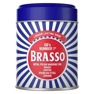 Brasso Metal Polish Wadding for Brass, Copper, Stainless Steel, Chrome, 75g
