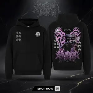 The Heroic States- Shadow Panther Dark Feline Graphic Tee Edition Double Printed Oversize Lightweight T shirt Hoodie Sweashirt Tee TV Series Graphic Design Top Cotton Streetwear Movies T-Shirt Clothes Menswear Womenswear vintage men's shirt