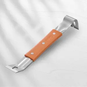 IMBOT Multi-Functional Crowbar Stainless Steel 4-in-1 Specially Designed for Carpenters Crowbar Nail Puller Install a Scraper for Wooden Doors Wardrobe Mounting Tools