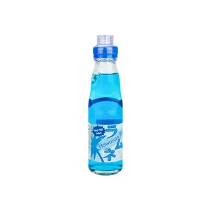 FUJI SODA Blue Hawaii Ramune Soda 200ml - Authentic Japanese Carbonated Drink