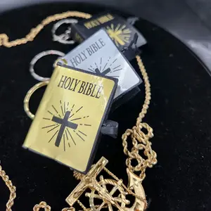 Real Miniature Bible Key Chains