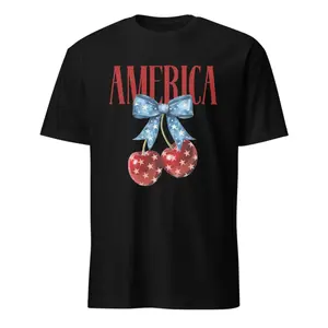 American Cherry Pie ~ Unisex Short Sleeve T-Shirt Gildan Softstyle Printed in the USA