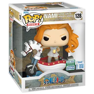 Funko POP! Rides Nami with White Hobby Horse One Piece #128 [2025 Wondrous]