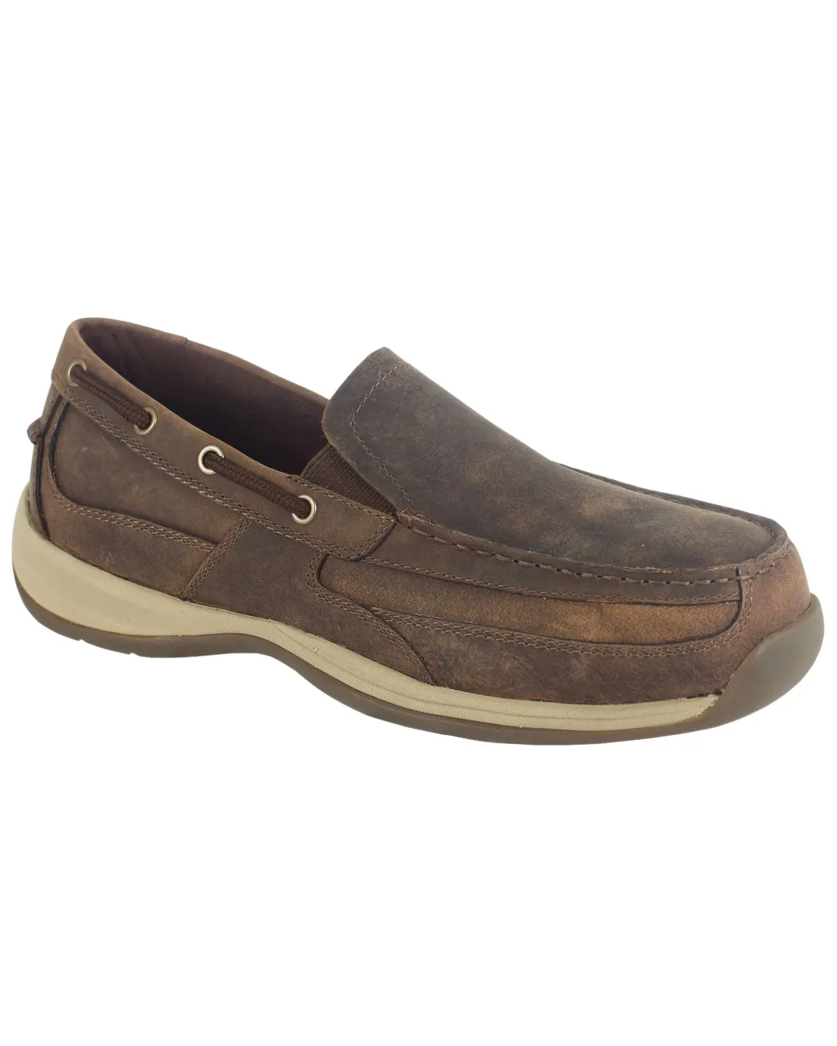 Rockport Men's Works Sailing Club Boat Shoes Steel Toe - Rk6737