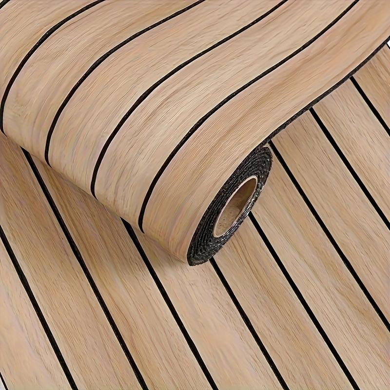 3D Textured Self-Adhesive Wallpaper Roll - Thick Waterproof Foam, Wood/Brick Patterns, Renter-Friendly Hot Bending Design for Home Ceilings, Curved Walls, Home Decorating, 3D Textured Design, Accent Wall