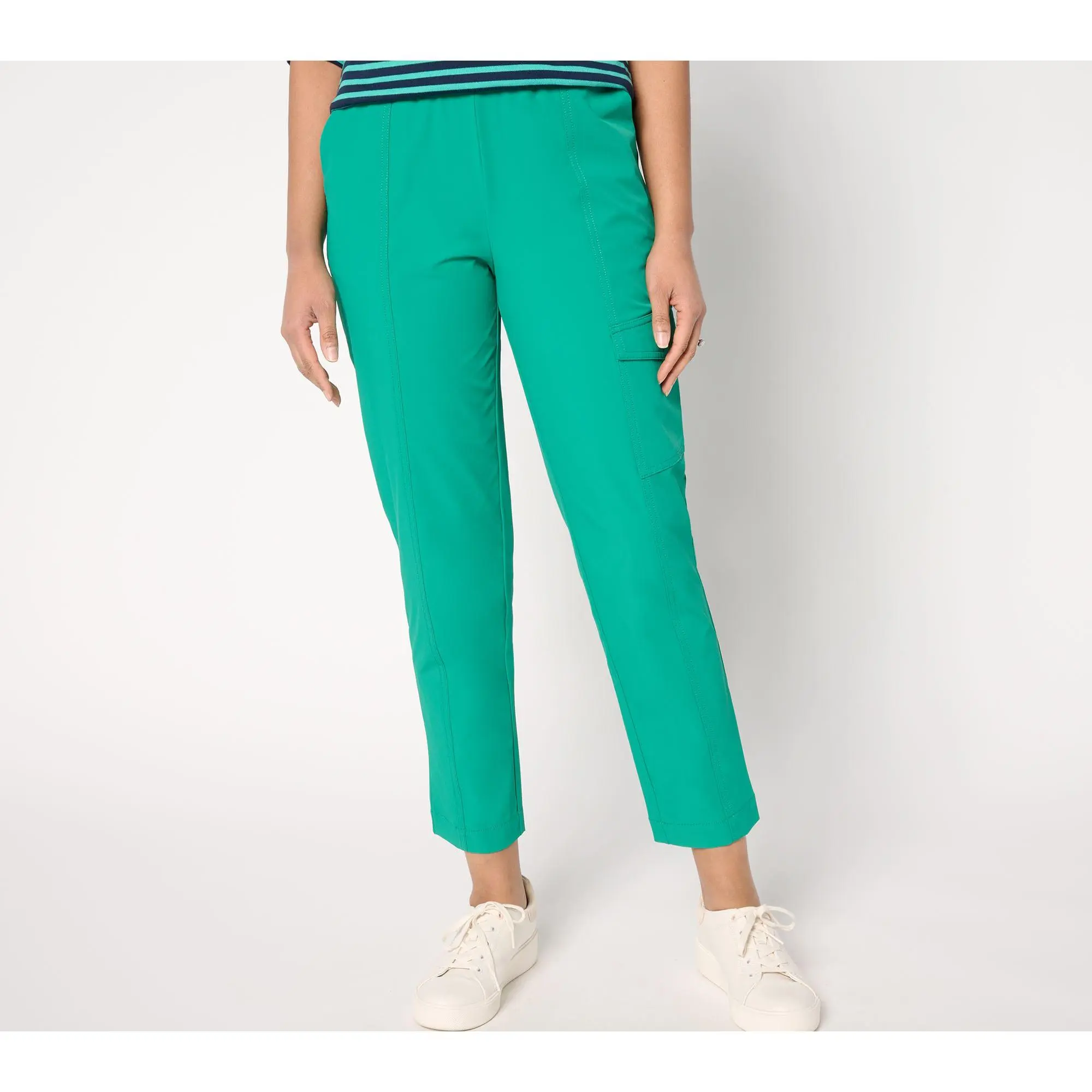Isaac Mizrahi Live! Petite Clubhouse Saturday Stretch Pants