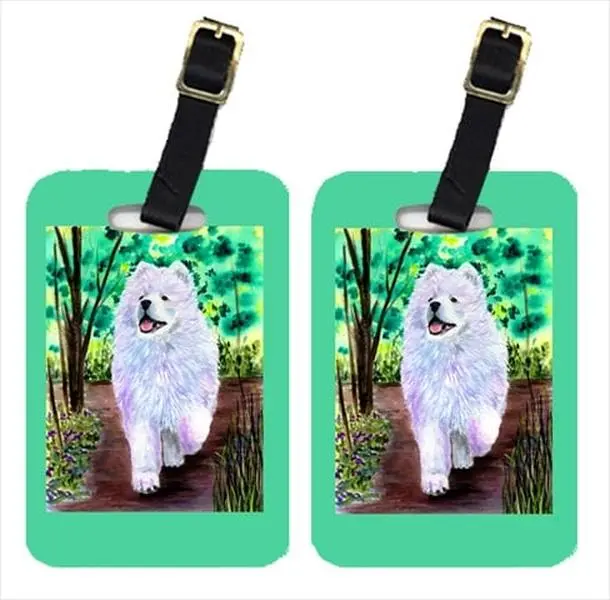 Samoyed Luggage Tags - Pair Of 2