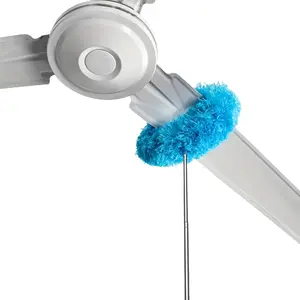 Retractable Handle Microfiber Ceiling Fan Duster - 1 Piece Dusting Brush, Cleaning Brush, Reusable, Easy Cleaning Brush - Easy To Clean, Household Items, Home Essentials