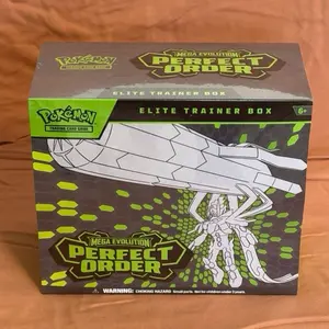Pokémon Perfect Order Elite Trainer Box Mega Evolution Trading Card Game for Kids Ages 6+