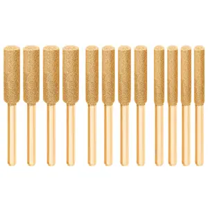 4mm/4.8mm/5.5mm Grinding Head Set, 6 Counts/set Chain Saw Sharpening Tool, Chain Sharpening Tool, Grinding Tool