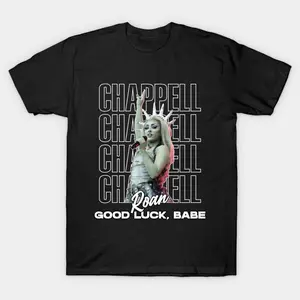 Chappell Roan Good Luck, Babe T-Shirt, Cotton Menswear Top Classic Comfy Prints Man Fabric fashion outfit clothing basic shirt Streetwear Tshirt