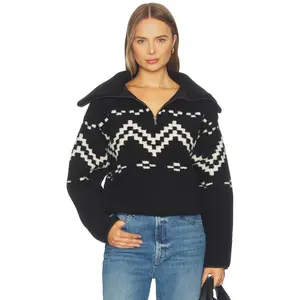 4th & Reckless Dayna Zip Up Fleece in Black