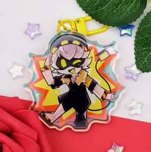 Murder Drones N Keychain [Holo background]