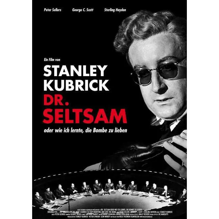 Dr. Strangelove or: How I Learned to Stop Worrying and Love the Bomb Movie Poster Print (11 x 17)