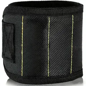 Magnetic Tool Wristband for Screws Nails Bolts Drill Bits, Unique Support Design, Perfect Gift for Father Boyfriend Craftsperson Electrician Auto Mechanic