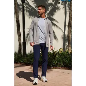 Men's LumaLeo Zip-Up Hoodie | Grey Heather