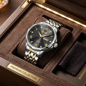 Stylish & Business-Casual Ultra-Thin Men's Premium Quartz Watch — Featuring a Unique Rhombus-Cut Crystal — FW-5120
