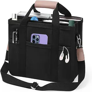 Large Capacity Multi-layer Handbag, Simple Canvas Crossbody Bag, Bento Mommy Bag, Shoulder Bag for Women, Multifunction Messenger Bag