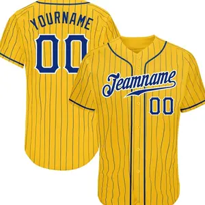 Personalized Banana Baseball Jersey, Custom Name Number Team , Yellow Navy White Pinstripe Custom Jersey for Men Women Youth Kid, Game day Oufit for Fans
