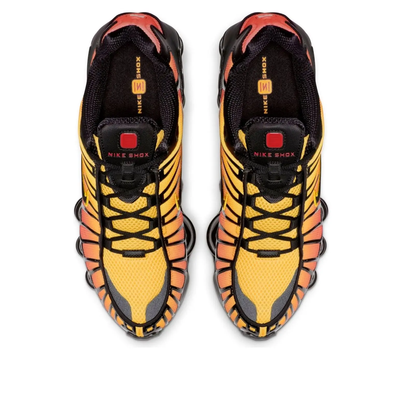 Nike Gradient Orange to Yellow Shox Running Sneakers Nike Shox TL Sunrise Orange Yellow Gradient AV3595-004 Men main image 4