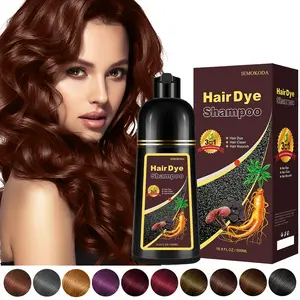 Cherry Brown Hair Dye Shampoo 3-in-1, Instant & Long-Lasting Natural Hair Color, Herbal Formula Colors Hair in Minutes, Suitable for All Hair Types, Gifts for Men & Women, 500ml