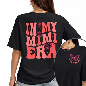 In My Mimi Era T-shirt, Mimi Shirt, Grandma Tee, Gift for Grandma, Nana Gift, Grandma Era, Christmas Gift for Gigi, Retro Concert Cotton Fabric