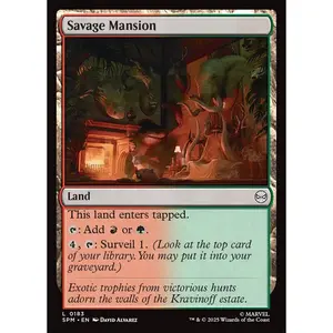 Savage Mansion (183) - [Foil] Marvel's Spider-Man (SPM)